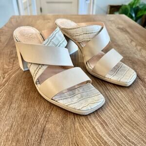 Vince Camuto | Saygan Noli Taupe Leather Sandal | Women’s Size 9.5